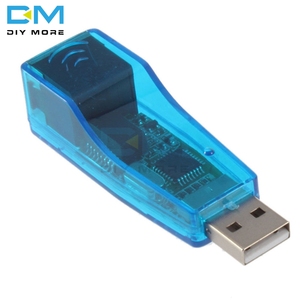 Ethernet 10/100Mbps Network Card Adapter USB 2.0 To <strong>LAN</strong> RJ45 For Win7 For Win8 For Android Tablet PC Blue