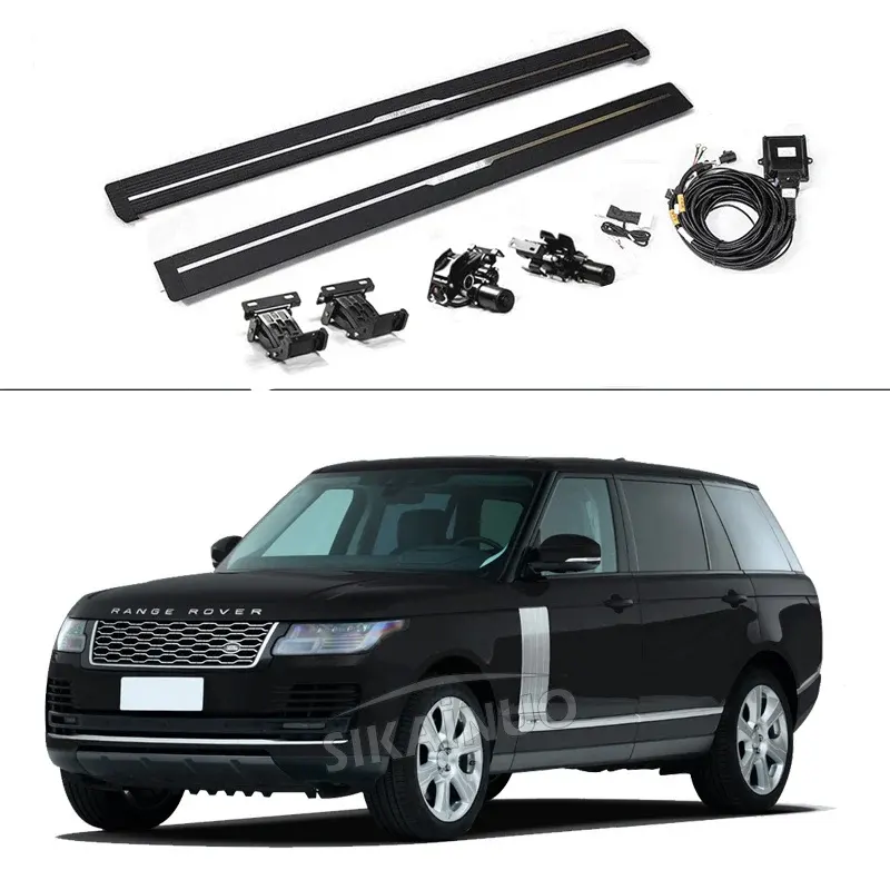 Alumínio running board automático elétrico lateral passos poder footrest estribos para range rover vogue esporte LWB SWB