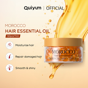 QUIYUM Capsules Morocco Hair Essential <strong>Oil</strong> <strong>3</strong> in <strong>1</strong> Hair <strong>Oil</strong> Moisturize Repair Damaged Hair Smooth Shiny Essence - Product Image 3
