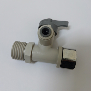 <strong>1</strong>/4 Inch 3/8 Inch <strong>1</strong>/<strong>2</strong> Inch Feed <strong>Water</strong> <strong>Valve</strong> Adapter Angle Stop <strong>Valve</strong> 3 Way <strong>Valve</strong> for RO System - Product Image 1