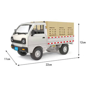 รถดัมพ์อัลลอยด์4ล้อจำลองอาร์ซี2.4GHz 4WD ควบคุมระยะไกลพร้อมไฟ LED - Product Image 1