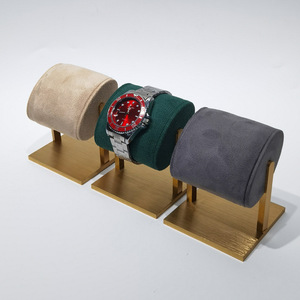 Meiman Hot Bán duy nhất đồng hồ hiển thị đứng nhung của nam giới đồng hồ hiển thị đạo cụ thích hợp cho đồng hồ vòng đeo tay lưu trữ hiển thị - Product Image 2