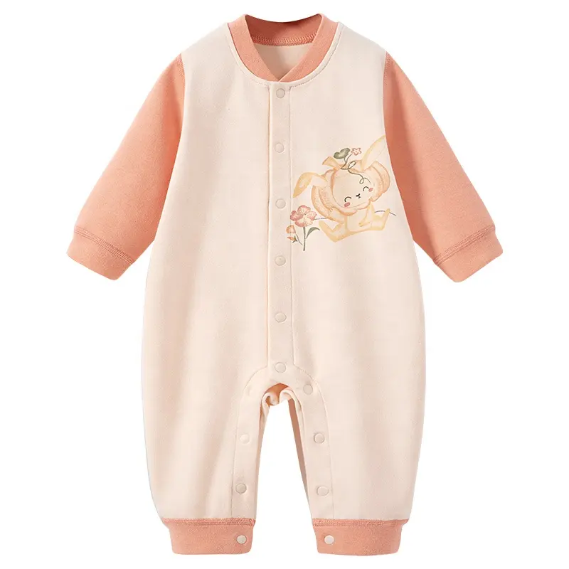 2024 nouveauté certifié Spandex coton enfants infantile ramper costume nouveau-né body casual dessin animé bébé printemps barboteuse