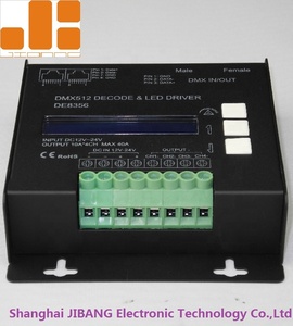 DMX512 Контроллер освещения Max RGBW LCD дисплей декодер DE 8356 rgbw dmx512 декодер - Product Image 4