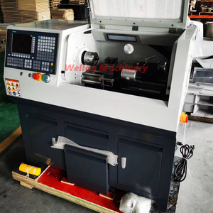 CNC制御ミニ旋盤CNC240金属加工用水平スピンドル付きポータブル精密旋盤 - Product Image 2