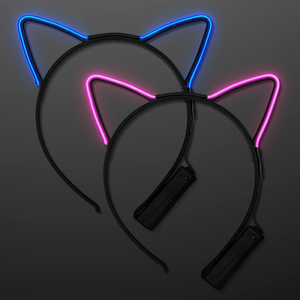 カスタム<span class=keywords><strong>LED</strong></span>キャットイヤーフラワークラウングローヘッドバンド<span class=keywords><strong>LED</strong></span>ライトアップ点滅キッズコスチュームヘアアクセサリーヘッドバンド