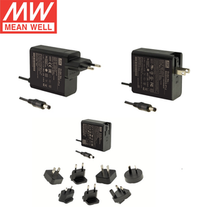 Meanwell 65w交流-DC壁挂式可互换绿色适配器NGE65 5V 9V 12V <span class=keywords><strong>15V</strong></span> 18V 24V 48V 1A 2A 3A 4A 5A <span class=keywords><strong>6A</strong></span>平均井