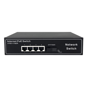 4 PoE-Ports 10/100/1000M POE-Switch Netzwerk 1 Glasfaser-Switch nicht verwalteter Ethernet-Switch - Product Image 1