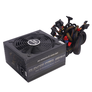 アクティブPFCデザイン、100-265V入力、および80 PLUSシルバー認定を備えた中古650Wコンピュータ電源。 - Product Image 4