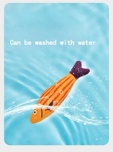 Yopet Catnip Fish Shape Toy Material duradero seguro para la salud con sonido arrugado Fun Kicker Toy para gatos - Product Image 6