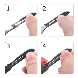 10 #11 #15 # Carbon thép dao mổ phẫu thuật lưỡi khắc khắc dao dụng cụ phẫu thuật - Product Image 3