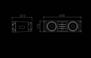 Approvisionnement d'Usine Enceinte Audio Professionnelle L-2062 <span class=keywords><strong>Line</strong></span> <span class=keywords><strong>Array</strong></span> Double <span class=keywords><strong>6</strong></span>,5 Pouces avec 16 Ohms 600W pour Théâtres et Salles de Concert - Product Image 2