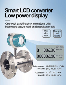 Lwgy เครื่องวัดการไหลของกังหันสแตนเลส DN80สำหรับการใช้น้ำบริสุทธิ์เครื่องวัดการไหลของกังหันความแม่นยำสูงสำหรับการวัดของเหลว - Product Image 2