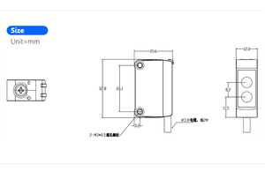 Neue Anti-Interferenz-Erkennung Farbcode-Sensor Hintergrund unterdrückung Quadratische Automatisierung ausrüstung für foto elektrische Fotos ensoren - Product Image 3