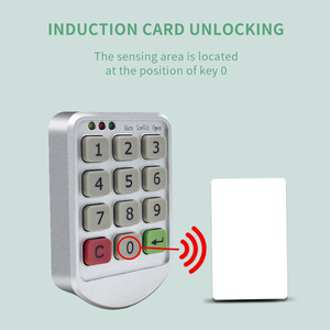 ABS Card Steel <strong>Key</strong> and Keypad Unlock Way Durable Anti-Theft Marine Electronic Smart Locker <strong>Lock</strong> ABS Door with - Product Image 2