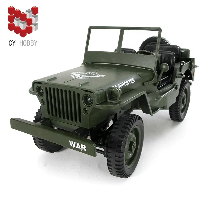 CY-D844 1:10 2,4G 4WD RC jeeps militares camión