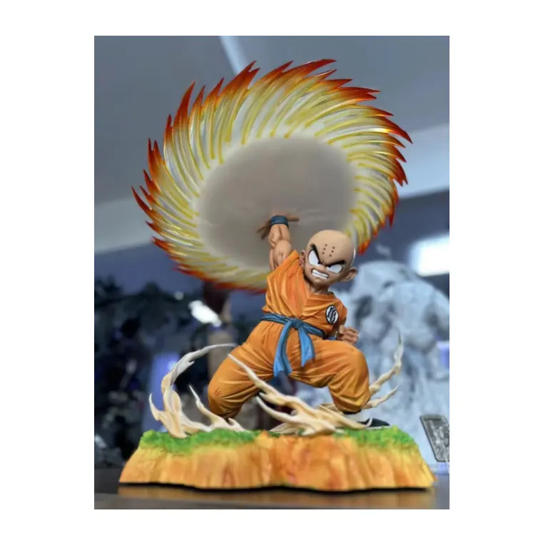 Fábrica al por mayor CS Klin Qi Yuan Zhan Kulin Klin estatua de Dragon Ball varios adornos de escultura de resina para la venta