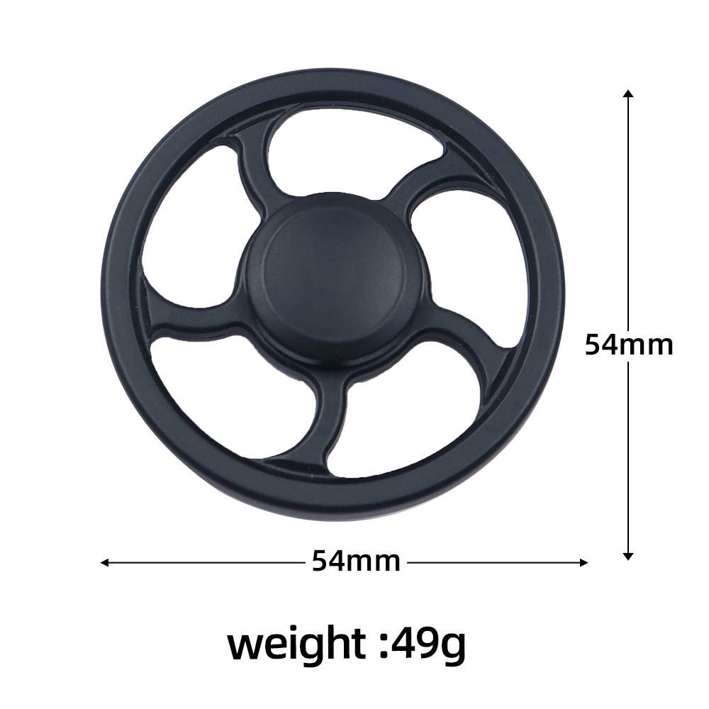 Gyroscope à roue à vent noire