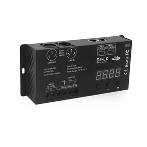 Заводские продажи высокой мощности 3 канала RGB DMX512 декодер DMX светодиодный контроллер для освещения