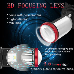 New Style P30 <strong>LED</strong> Projector Lens Headlight H4 <strong>Mini</strong> Wireless 36W <strong>LED</strong> Bulb for Auto Lighting Systems Waterproof IP67 6000k Color - Product Image 4