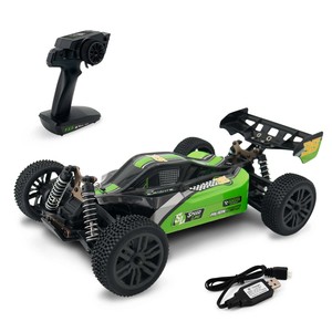 RC araba 1/10 ölçekli 48km/h + yüksek hızlı RC araba yarışı kamyon uzaktan kumanda RC Buggy RTR çocuklar için hediye - Product Image 2