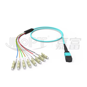 OM3 8コアMPO/MTP-LC光ファイバー0.9mmトランクパッチコードFanout MTP MPO通信用ケーブル - Product Image 4