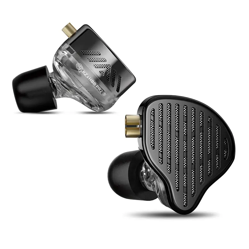 KZ X HBB PR2 Tablet Flach antrieb Dual Cavity Unit Musik kopfhörer HiFi Bass IEM Monitor Metall In-Ear Ohrhörer Sport Headset