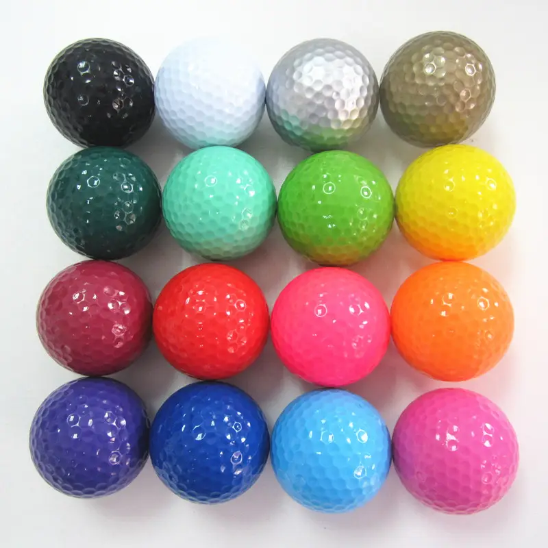 नई रंगीन मिनी गोल्फ कोर्स गेंदों का प्रचार गोल्फ बॉल, खाली गोल्फ अभ्यास बॉल