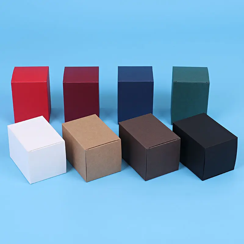 Imballaggio cosmetico della scatola ondulata di carta quadrata di bellezza di stampa a colori di progettazione su misura 30ml 50ml