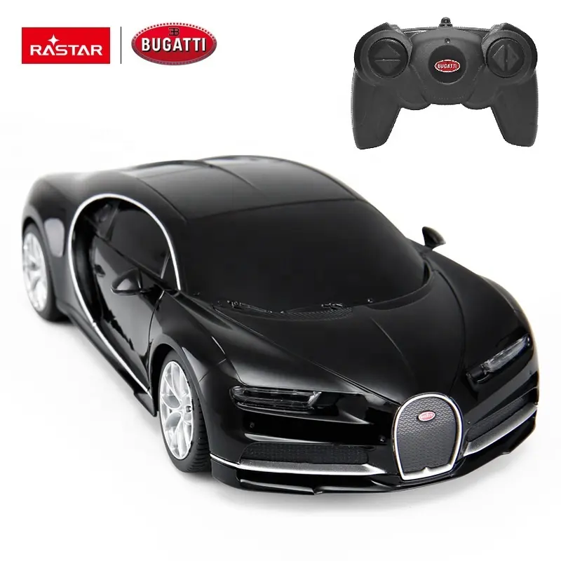 Rastar Bugatti Chiron Rc veicoli 1:24 di plastica elettrica giocattolo Sport Car per bambini RC modello 4 canali