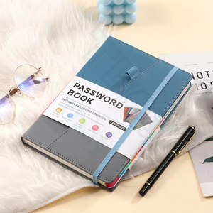 Promozione A5 in pelle colorata con taccuino stampato Logo legante cinturino elastico Notebook con portapenne e chiusura elastica - Product Image 1