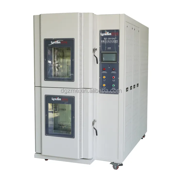 Équipement de communication téléphone chambre d'essai de choc thermique MIL-STD 810 boîte d'essai de changement de température rapide froide d'eau Standard