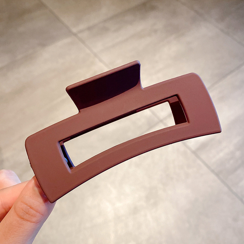 17# Clip carré en forme de lotus violet - 10,5 cm