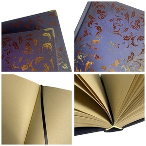 Factory Design Sewn <strong>Perfect</strong> <strong>Binding</strong> Foil Stamping Hardcover Kraft Paper Book Custom Print on Demand <strong>Notebook</strong> Printed <strong>Notebooks</strong> - Product Image 6