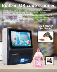 Terminal de máquina Registradora de sistema POS Android de 11,6 ", dispositivo POS todo en uno, impresora de escáner incorporada de caja registradora de pago NFC - Product Image 4