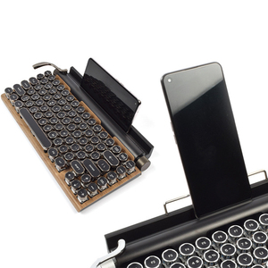タイプライターキーボード75% レイアウト83キーワイヤレスキーボードブルースイッチBluetooth 5.0とマルチデバイス切り替え - Product Image 5