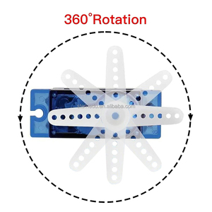 Stemedu FT90R 360 องศาการหมุนต่อเนื่องไมโครเซอร์โวมอเตอร์ 9g ดิจิตอลเซอร์โวสําหรับ RC เฮลิคอปเตอร์เครื่องบินรถเรือ