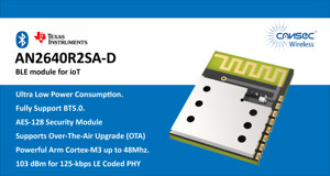 Módulo Bluetooth de bajo consumo de energía, DISEÑO DE DESARROLLO DE TI CC2640R2 OEM puede proporcionar soporte de desarrollo de software