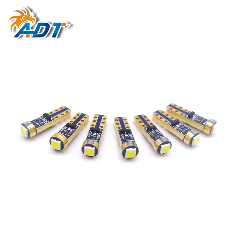 ADT 자동차 대시 보드 악기 빛 5050SMD 자동 LED 램프 전구 12V 화이트 블루 레드 옐로우 그린 T5 led