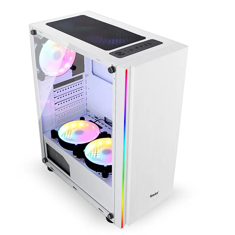 New ATX Computer Gaming Case ARGB OEM Chassis With Glass Window Desktop PC Cabinet desktop pc gaming computer case towers cpu