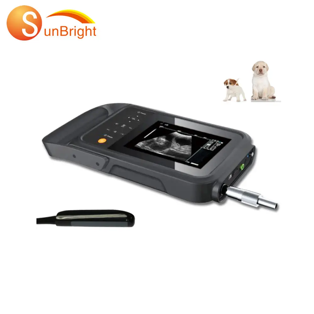 Máquina de ultrasonido médico veterinario digital todo el dispositivo de ultrasonido animal digital