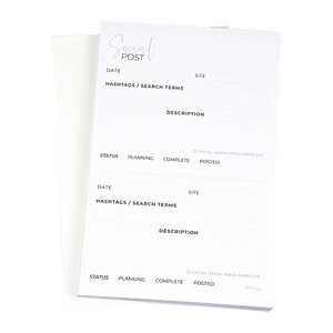 Muestra gratis de impresión personalizada Bloc de notas de escritura Bloc de notas para hacer la lista para el trabajo y el regalo de oficina - Product Image 2
