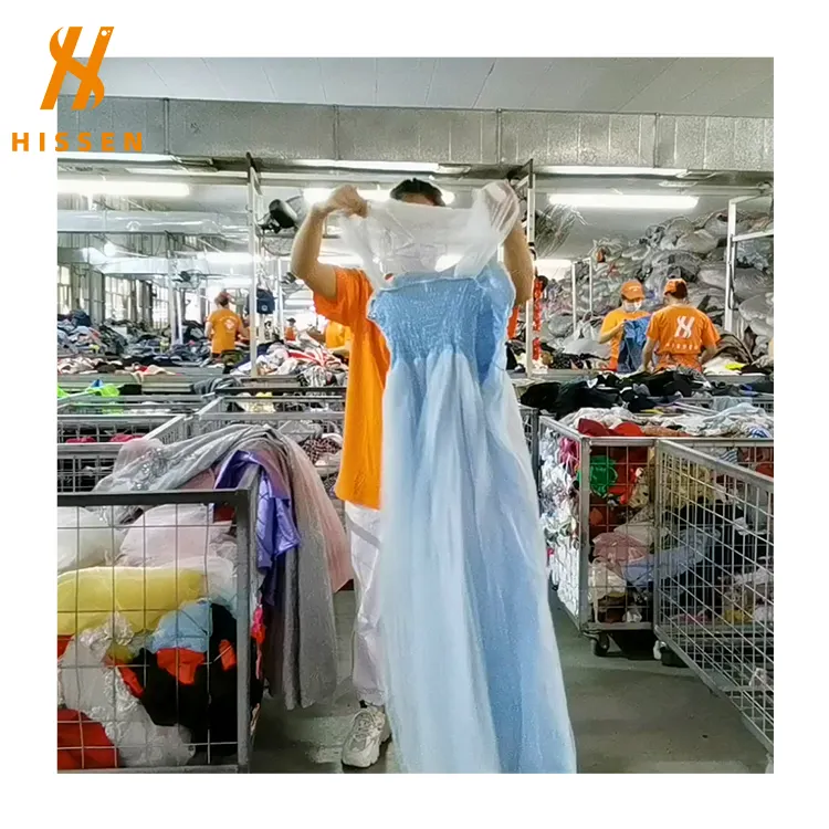 Fornecedor venda quente crianças fardos plus size mulheres vestidos usados roupas roupas de segunda mão roupas usadas