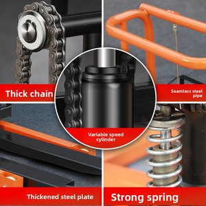 Small Household Micro Electric <strong>Loading</strong> <strong>Unloading</strong> Manual Hydraulic Forklift Lift <strong>Platform</strong> Truck with Stacker Trolley - Product Image 2
