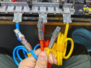המפעל המקורי ישיר הסיטונאי העברת נתונים כבל USB רב פונקציה 3in1 120w 6a סיבוב כבל טעינה מהיר עבור מיקרו סוג-c
