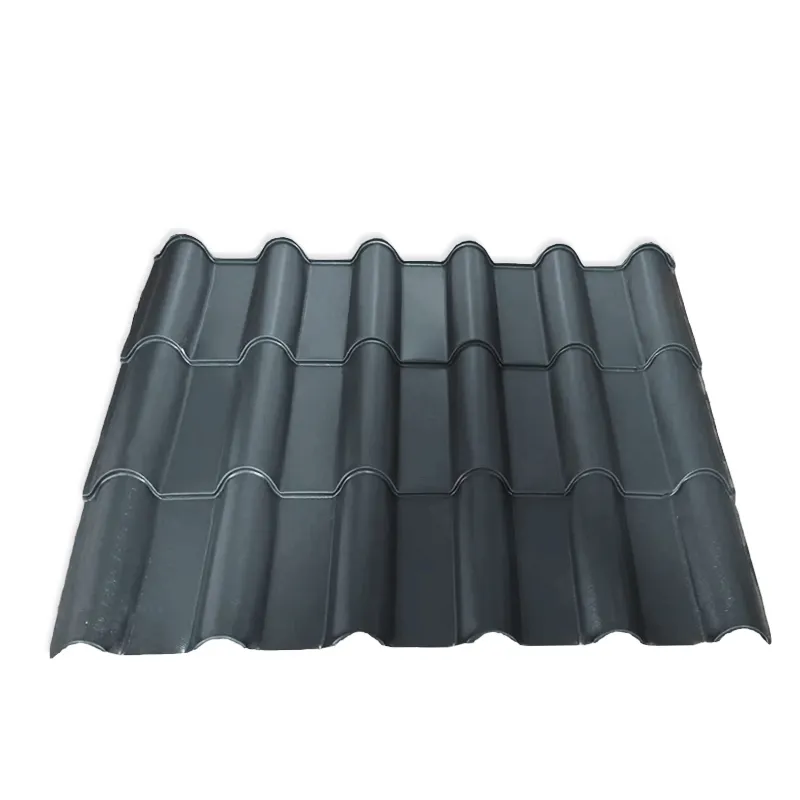 Color paint galvanized steel roof tiles for big span factory building top /wall decoration