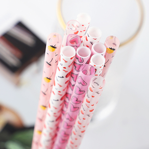 10&quot; Long <strong>Heart</strong> <strong>Shaped</strong> Valentine's Day Drinking <strong>Straws</strong>, Decorative Reusable <strong>Straws</strong>, PP Hard Plastic <strong>Straws</strong> With love &amp; <strong>Heart</strong> - Product Image 3