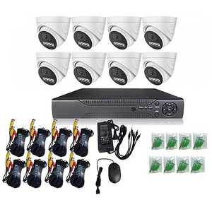 4CH/8CH 2MP 5MP 1080P HD AHD XVR kiti CMOS sensör geniş açı fonksiyonu kızılötesi gece görüş kamera açık yarım küre CCTV - Product Image 1