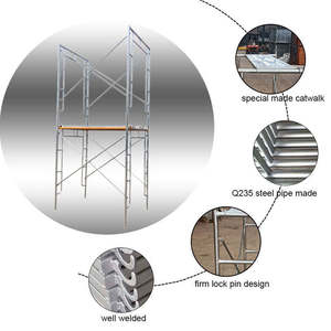 Factory Price Welded Q235 <strong>Open</strong> End Foldable Portable <strong>Open</strong> End <strong>Frame</strong> <strong>Scaffolding</strong> for Sale - Product Image 3