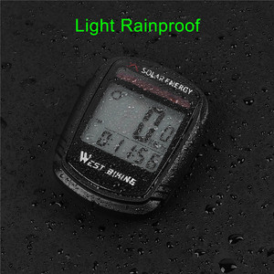 WEST BIKING Waterproof Solar Exercise Bike <strong>Cycle</strong> <strong>Computer</strong> Bicycle GPS Cycling Wireless Speed Test Bike Bicycle <strong>Computer</strong> Mount